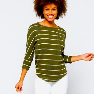 NWOT Market & Spruce Dolman Knit Top💚🤍
